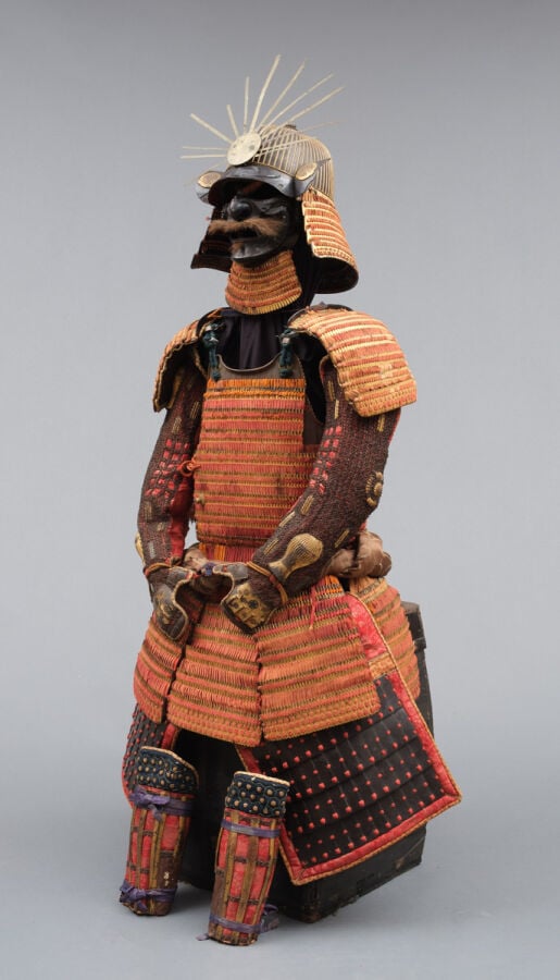 JAPON - XVIIIème -XIXème siècle - Armure dorée de la période Edo avec des cordo…