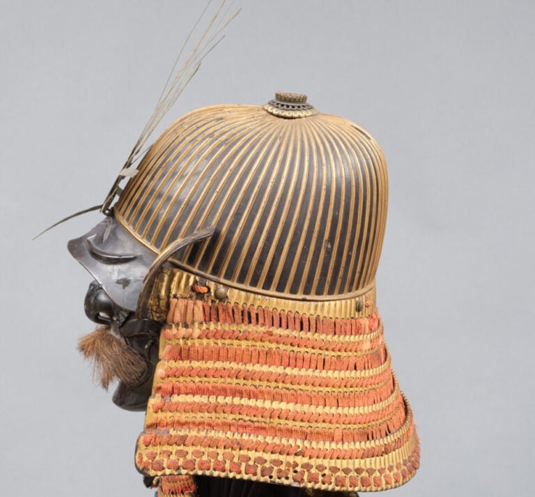 JAPON - XVIIIème -XIXème siècle - Armure dorée de la période Edo avec des cordo…