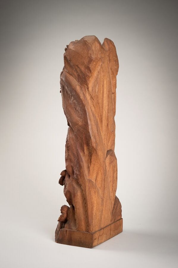 JAPON XVIIIème - XIXème siècle - Sculpture en bois de la période Edo (1615-1868…