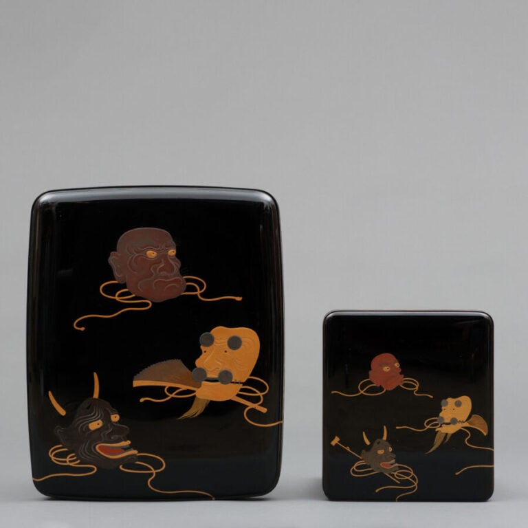 JAPON - XXème siècle - Deux boîtes en laque de Nakamura Sotetsu X (1862-1926),…