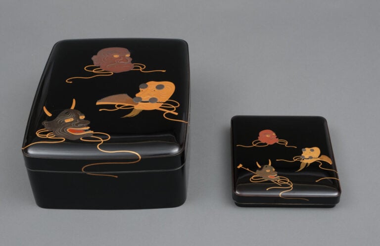 JAPON - XXème siècle - Deux boîtes en laque de Nakamura Sotetsu X (1862-1926),…