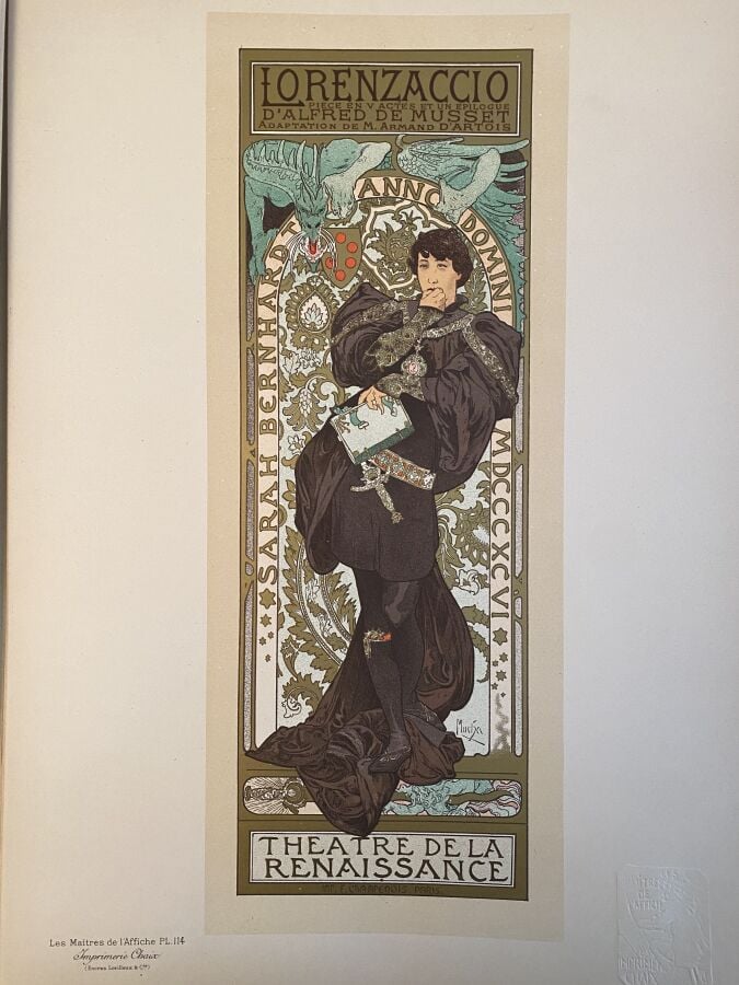 Les Maîtres de l'Affiche - Imprimerie Chaix, Paris, 1896-1900, 4 vol. in folio,…