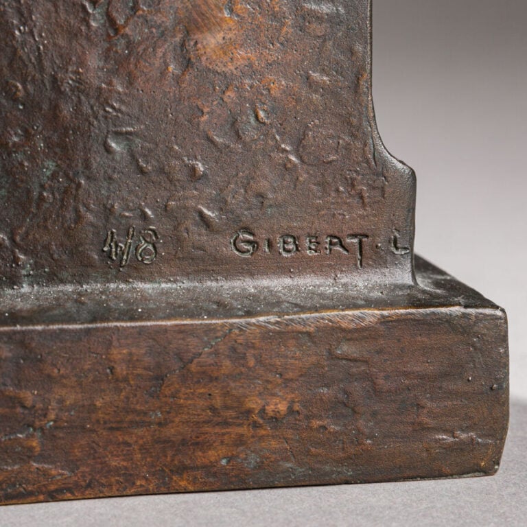 Lucien GIBERT (1904-1988) - Maternité - Bronze à patine brun nuancé - Signé et…