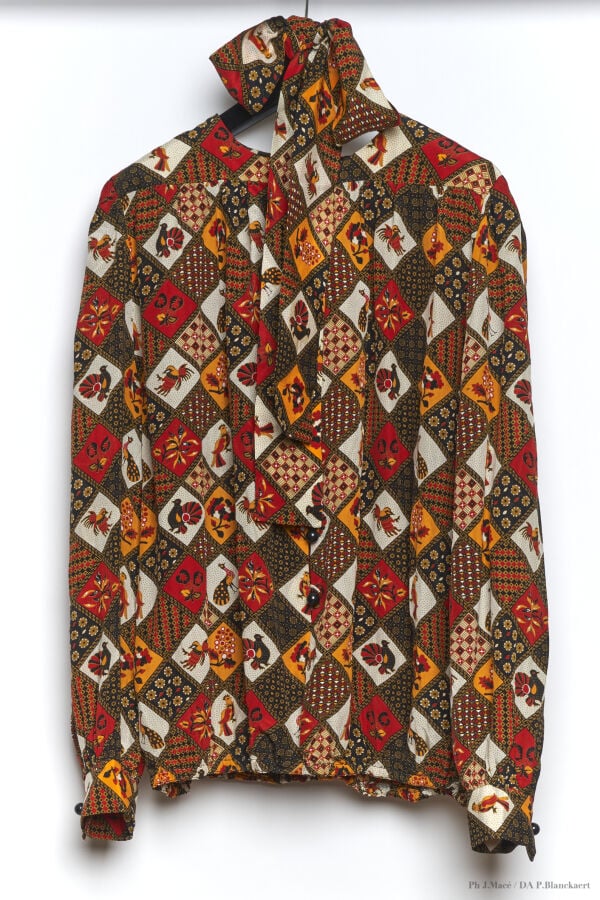 MARC VAUGHAN - 1980'S - SEPT BLOUSES - SOIE - DIVERSES - CERTAINES IMPRIMÉES, S…