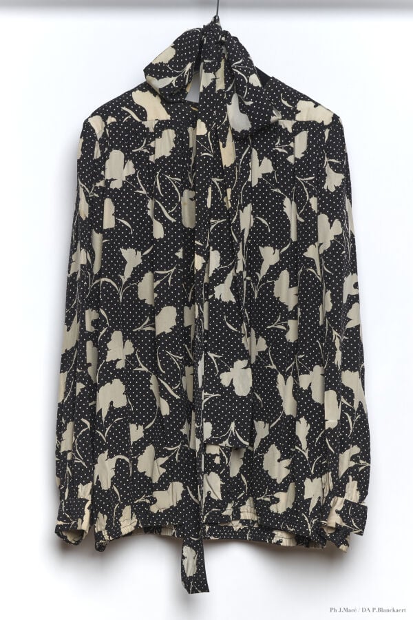 MARC VAUGHAN - 1980'S - SEPT BLOUSES - SOIE - DIVERSES - CERTAINES IMPRIMÉES, S…