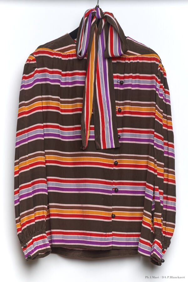 MARC VAUGHAN - 1980'S - SIX BLOUSES - SOIE, JERSEY - DIVERSES - CERTAINES FACON…
