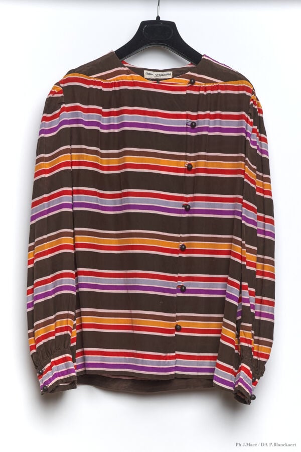 MARC VAUGHAN - 1980'S - SIX BLOUSES - SOIE, JERSEY - DIVERSES - CERTAINES FACON…