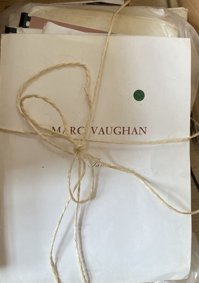 MARC VAUGHAN, ARCHIVES - TRÈS IMPORTANT ENSEMBLE DE DOCUMENTS DONT PRESS BOOKS,…
