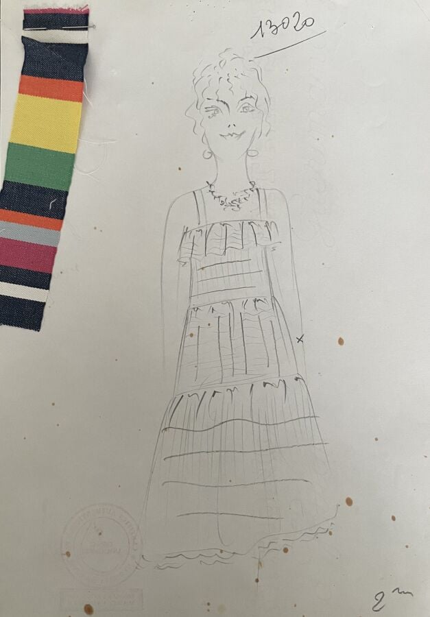 MARC VAUGHAN - SOUS LICENCE SOFRAP - LATE 1950'S - ROBE COCKTAIL - ORGANZA, REP…