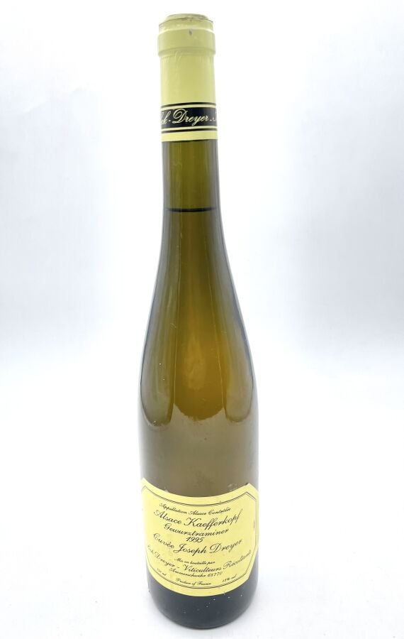 Une bouteille d'ALSACE - KAEFFERKOPF - Joseph DREYER. 1995. Etiquette légèremen…