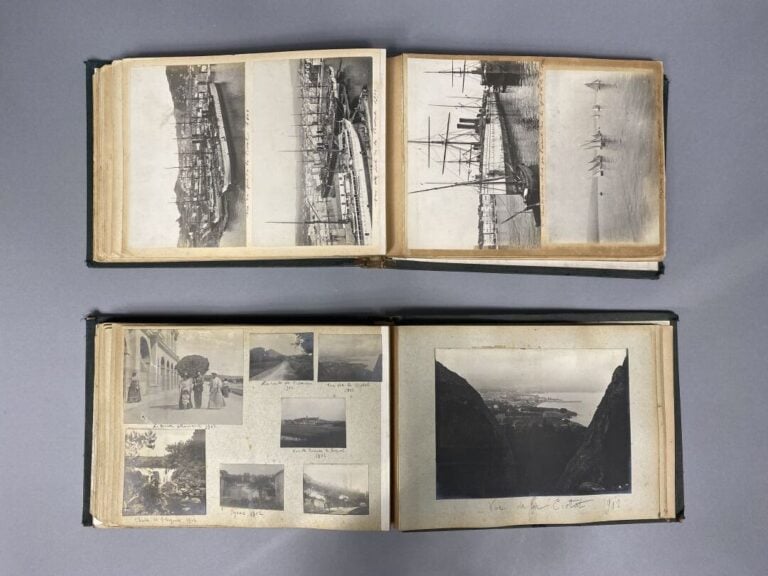 2 albums de photographies - - Album de 190 photographies, 19 x 26 cm - Reliure…