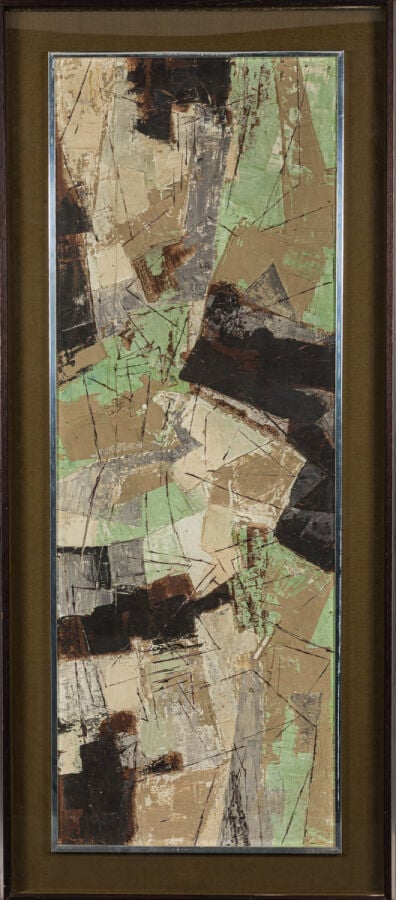 ARMAN (1928-2005) ARMAND FERNANDEZ DIT - Composition abstraite, c.1953-1955 - H…