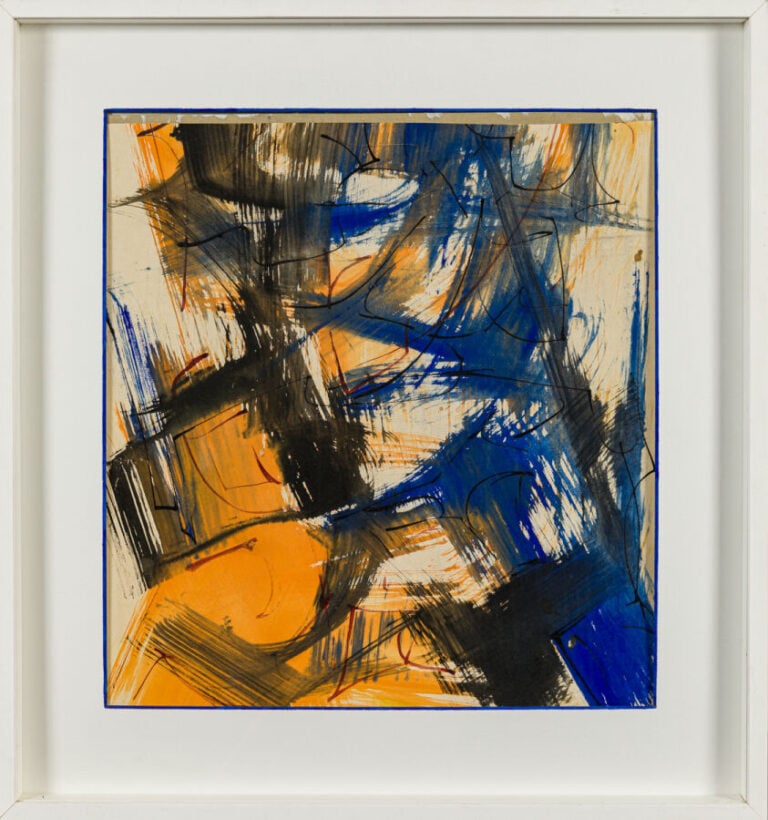 ARMAN 1928-2005) ARMAND FERNANDEZ DIT - Composition, circa,1953-1955 - Gouache…
