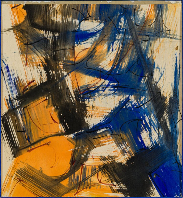 ARMAN 1928-2005) ARMAND FERNANDEZ DIT - Composition, circa,1953-1955 - Gouache…