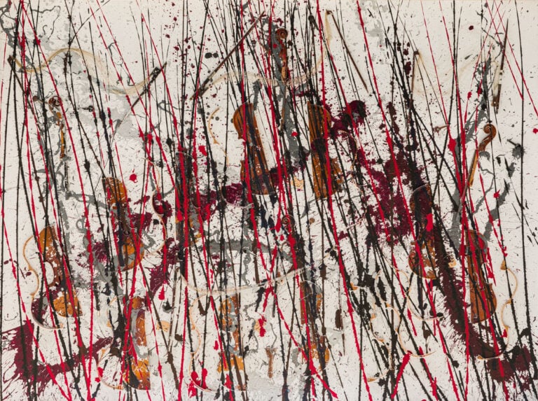 ARMAN (1928-2005) ARMAND FERNANDEZ DIT - Footing painting, 2000 - Colère de vio…