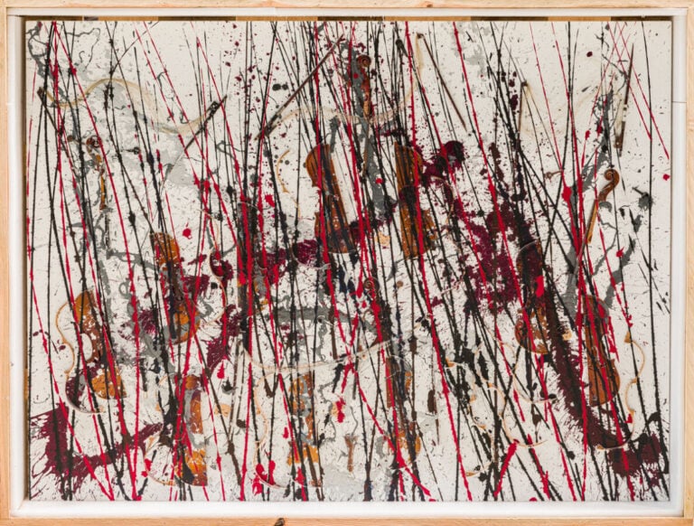 ARMAN (1928-2005) ARMAND FERNANDEZ DIT - Footing painting, 2000 - Colère de vio…