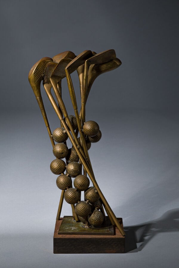 ARMAN (1928-2005) ARMAND FERNANDEZ DIT - Golf, 1997 - Maquette pour un trophée…