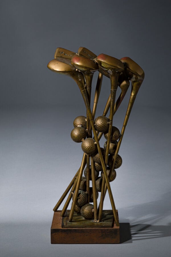 ARMAN (1928-2005) ARMAND FERNANDEZ DIT - Golf, 1997 - Maquette pour un trophée…
