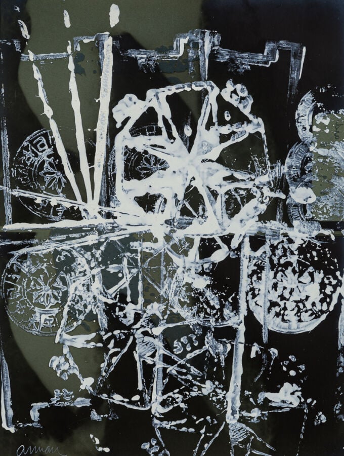 ARMAN (1928-2005) ARMAND FERNANDEZ DIT - Radiogramme (Cachets), 1966 - Radiogra…