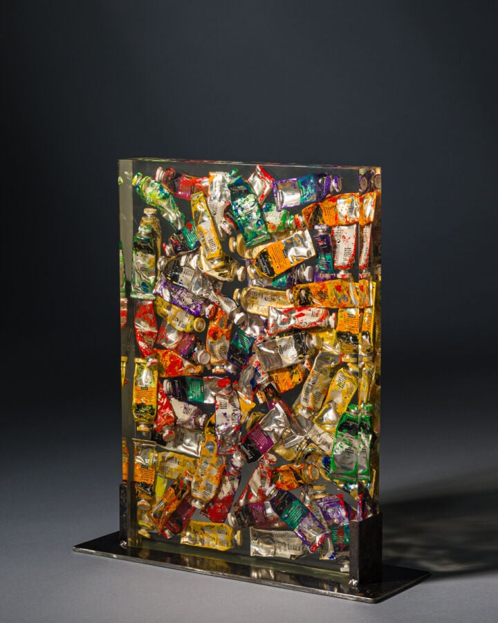 ARMAN (1928-2005) ARMAND FERNANDEZ DIT - Tubes de peinture, 2003 (Denyse Durand…