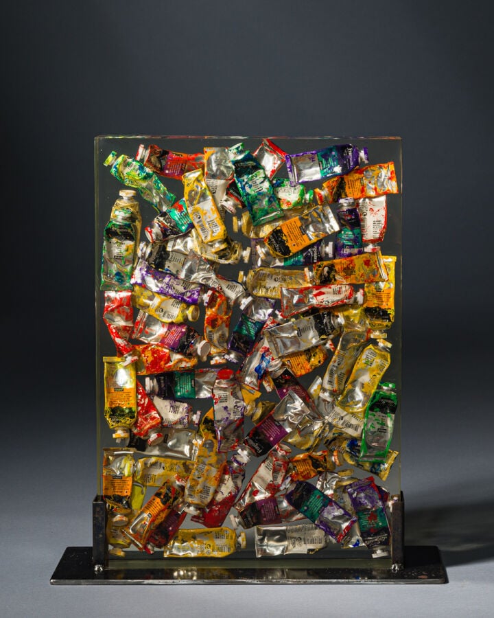 ARMAN (1928-2005) ARMAND FERNANDEZ DIT - Tubes de peinture, 2003 (Denyse Durand…