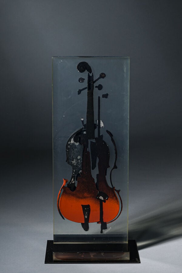 ARMAN (1928-2005) ARMAND FERNANDEZ DIT - Violon calciné, 2004 (Denyse Durand-Ru…