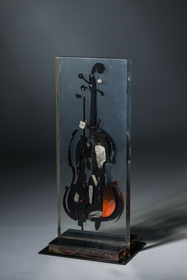 ARMAN (1928-2005) ARMAND FERNANDEZ DIT - Violon calciné, 2004 (Denyse Durand-Ru…
