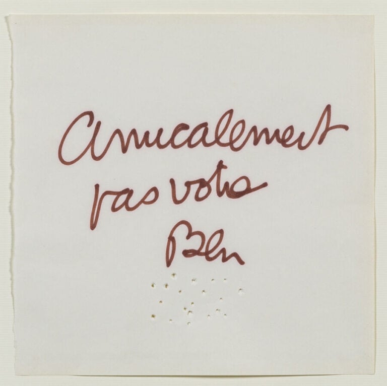 BEN (1935-2024) BENJAMIN VAUTIER DIT - Amicalement pas votre, c. 2000 - Feutre…