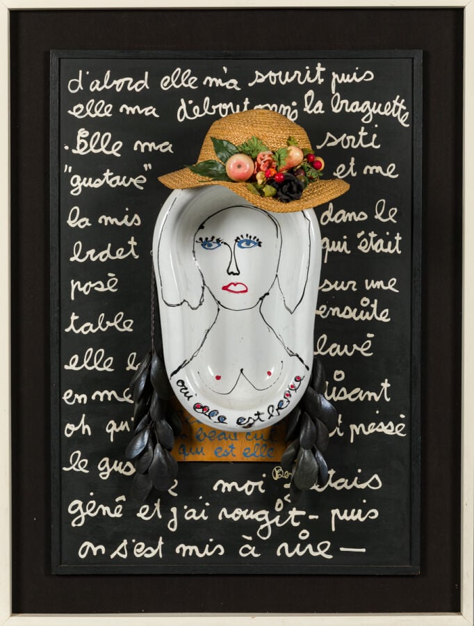 BEN (1935-2024) BENJAMIN VAUTIER DIT - D'abord elle m'a sourit puis , 1988 - Bi…