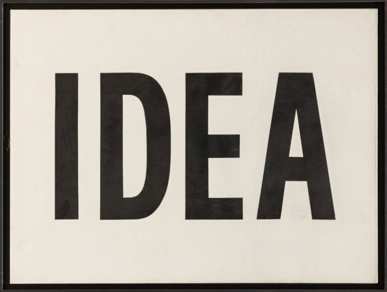 BEN (1935-2024) BENJAMIN VAUTIER DIT - Idea, 1971 - Acrylique sur toile, signée…