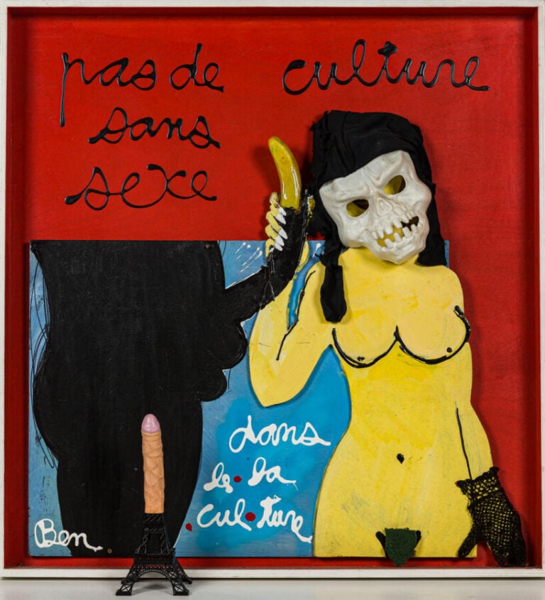BEN (1935-2024) BENJAMIN VAUTIER DIT - Pas de culture sans sexe, 2000 - Techniq…