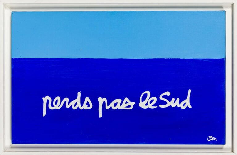 BEN (1935-2024) BENJAMIN VAUTIER DIT - Perds pas le sud - Multiple, acrylique s…