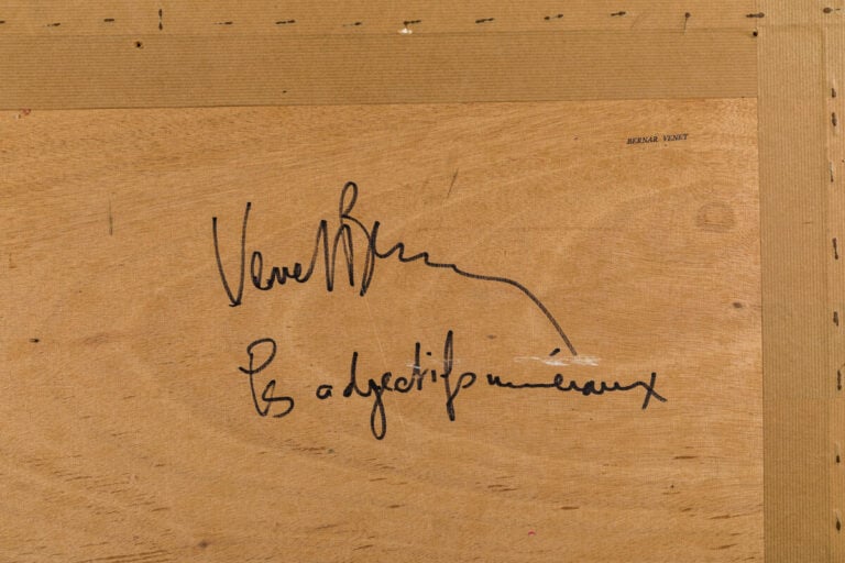 BERNAR VENET (1941-) - Ensemble de cinq agrandissements photographiques sur - p…