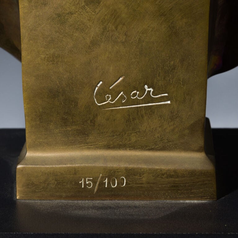 CÉSAR (1921-1998) CÉSAR BALDACCINI DIT - Autoportrait, 1972 (Denyse Durand-Ruel…