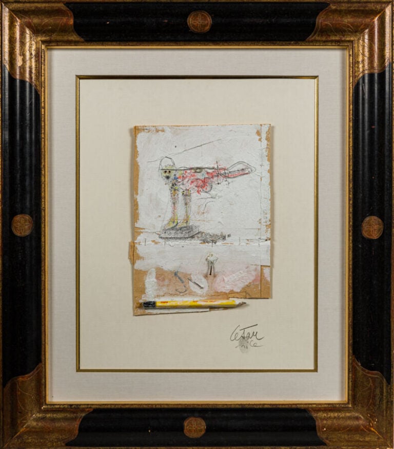 CÉSAR (1921-1998) CÉSAR BALDACCINI DIT - Bipède, c.1988 - Technique mixte, cray…