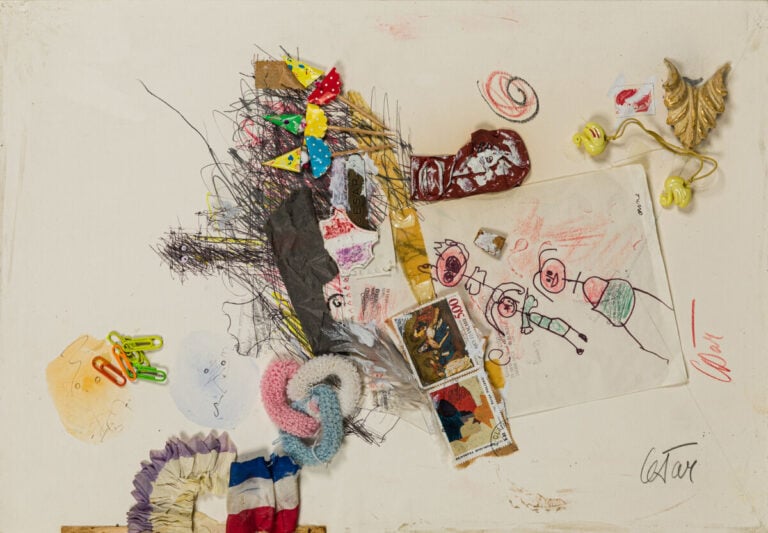 CÉSAR (1921-1998) CÉSAR BALDACCINI DIT - Composition de César accompagnée d'un…