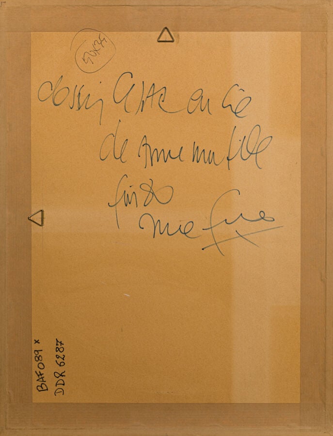 CÉSAR (1921-1998) CÉSAR BALDACCINI DIT - Composition de César accompagnée d'un…