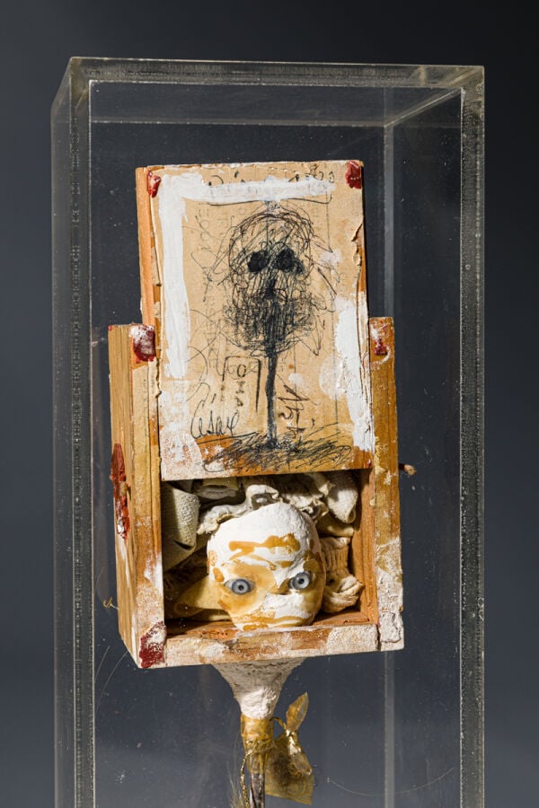 CÉSAR (1921-1998) César Baldaccini dit - Gri-Gri, autoportrait. 1978 - Boite en…