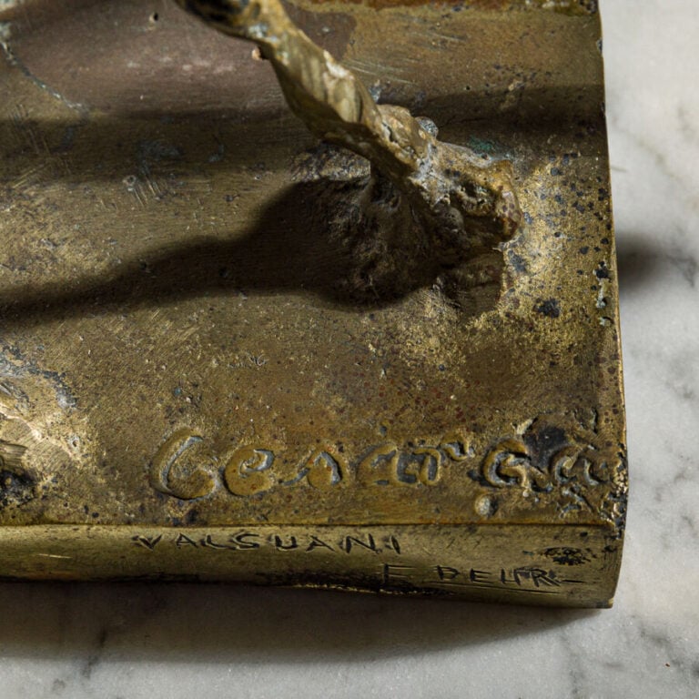 CÉSAR (1921-1998) CÉSAR BALDACCINI DIT - Le bourdon - Bronze soudé à patine dor…