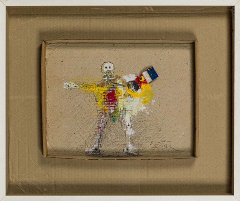 CÉSAR (1921-1998) CÉSAR BALDACCINI DIT - Personnage décoré (Denyse Durand-Ruel…