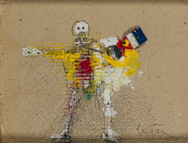 CÉSAR (1921-1998) CÉSAR BALDACCINI DIT - Personnage décoré (Denyse Durand-Ruel…