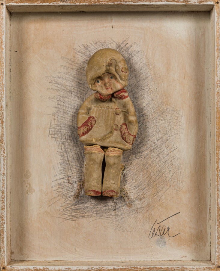CÉSAR (1921-1998) CÉSAR BALDACCINI DIT - Portrait de poupée (Denyse Durand-Ruel…