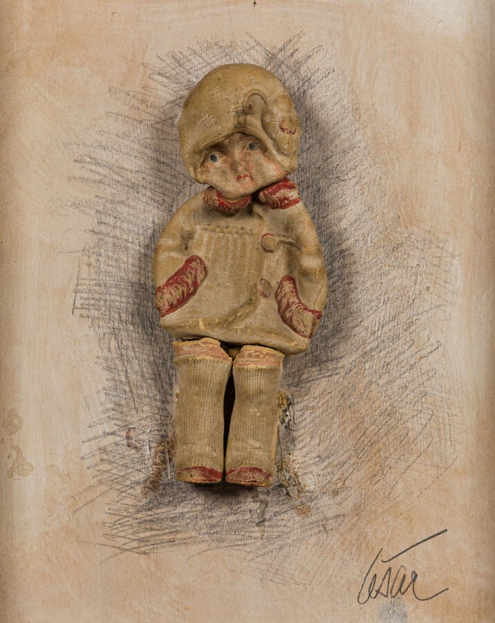 CÉSAR (1921-1998) CÉSAR BALDACCINI DIT - Portrait de poupée (Denyse Durand-Ruel…