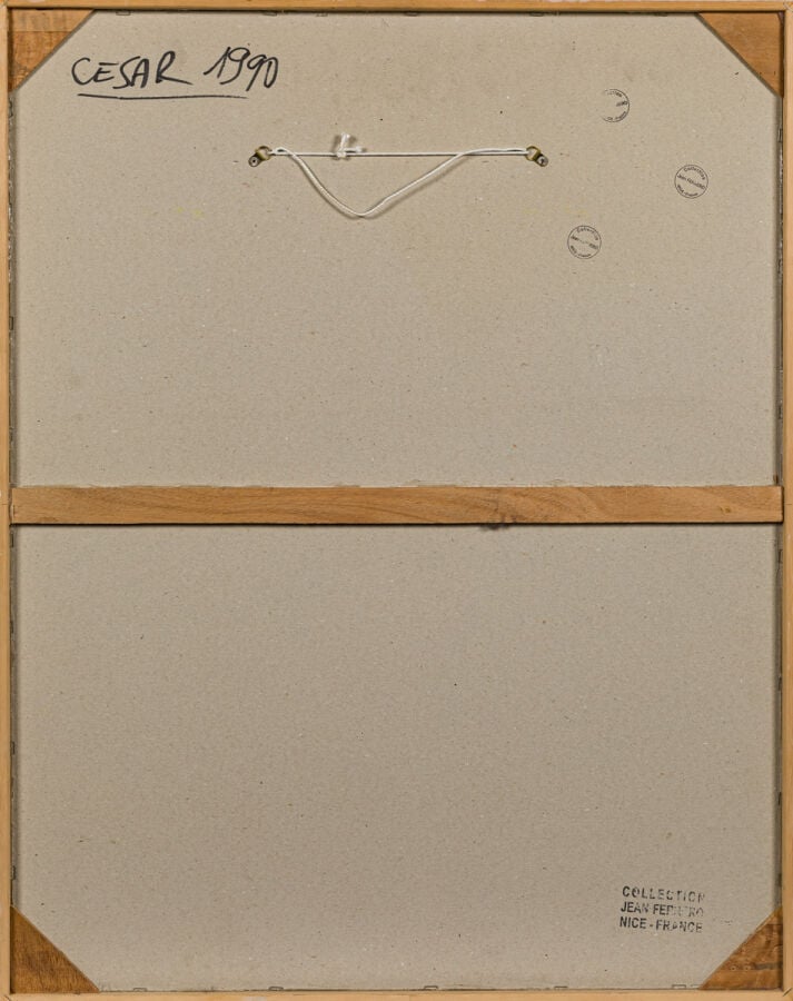 CÉSAR (1921-1998) CÉSAR BALDACCINI DIT - Poule, c.198 persi0 - Photolithographi…