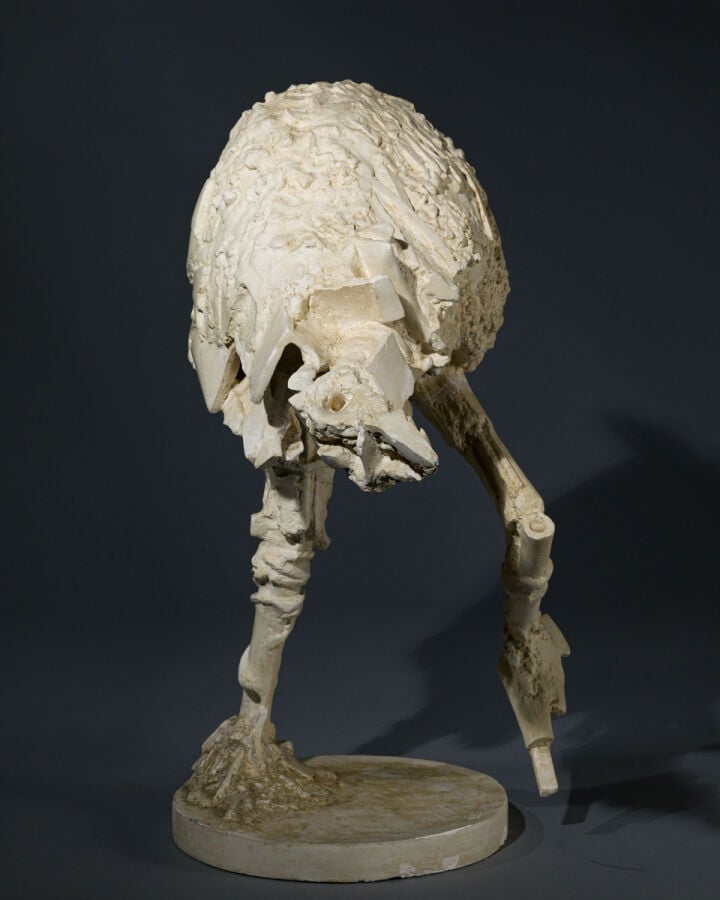 CÉSAR (1921-1998) CÉSAR BALDACCINI DIT - Poule Rosine, 1959 - Plâtre de travail…