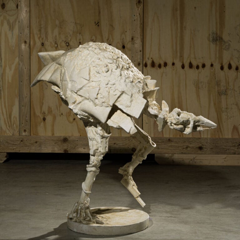 CÉSAR (1921-1998) CÉSAR BALDACCINI DIT - Poule Rosine, 1959 - Plâtre de travail…