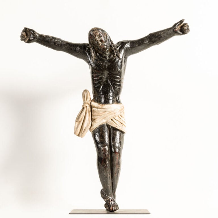 Christ noir en bois - Dim : 69 cm