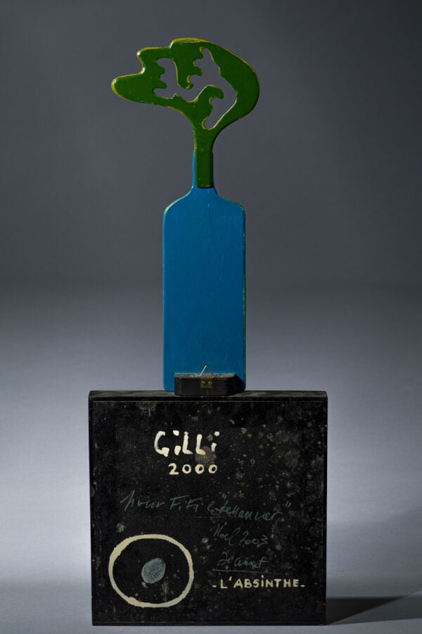 CLAUDE GILLI (1938-2015) - Absinthe, 2000 - Sculpture en bois, signée devant et…