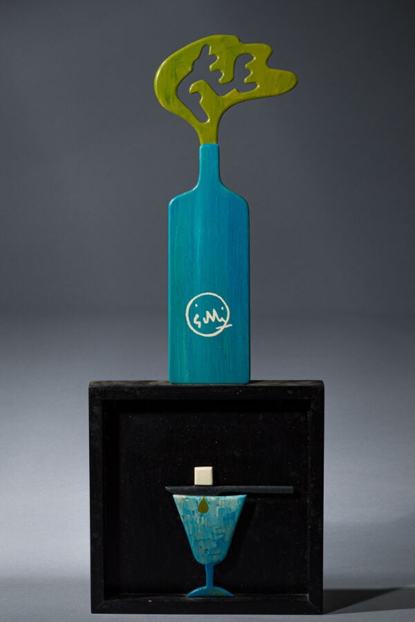 CLAUDE GILLI (1938-2015) - Absinthe, 2000 - Sculpture en bois, signée devant et…
