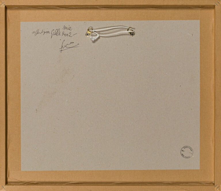 CLAUDE GILLI (1938-2015) - Petit bateau - Collage et technique mixte sur papier…